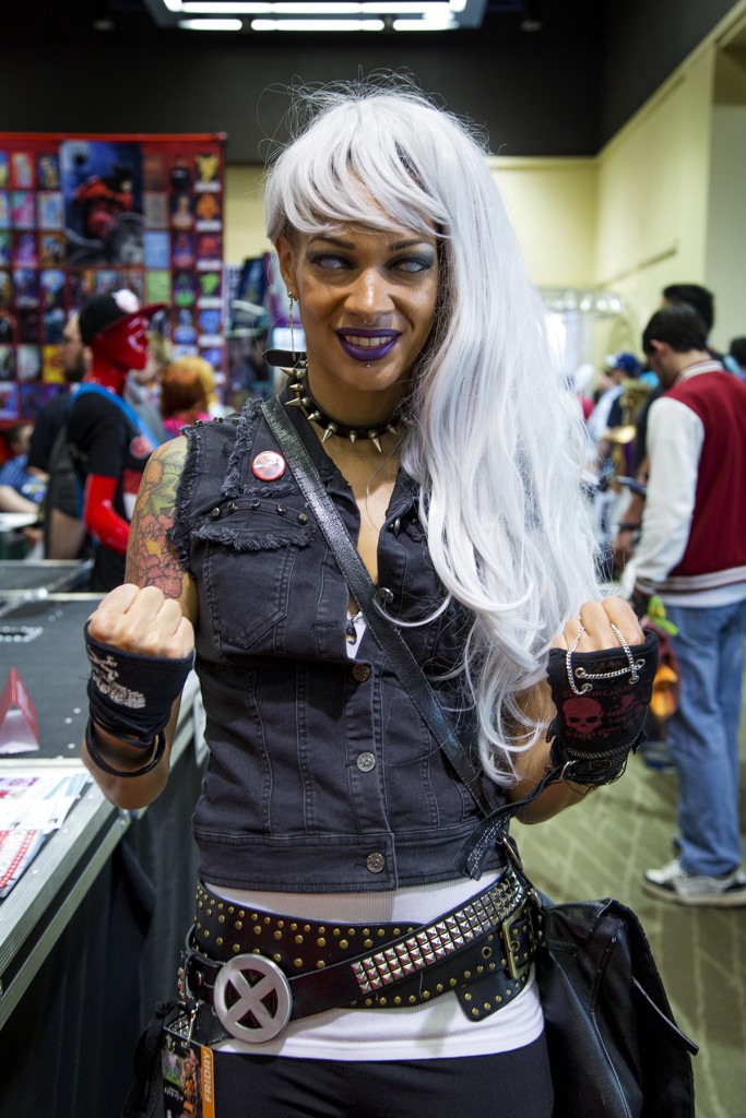 Storm cosplayer at Emerald City Comicon 2016 in Seattle, WA.