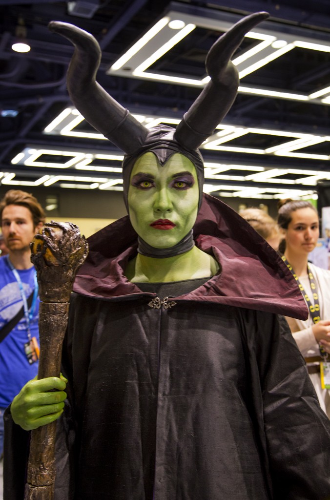 Melificient cosplayer at Emerald City Comicon 2016 in Seattle, WA.