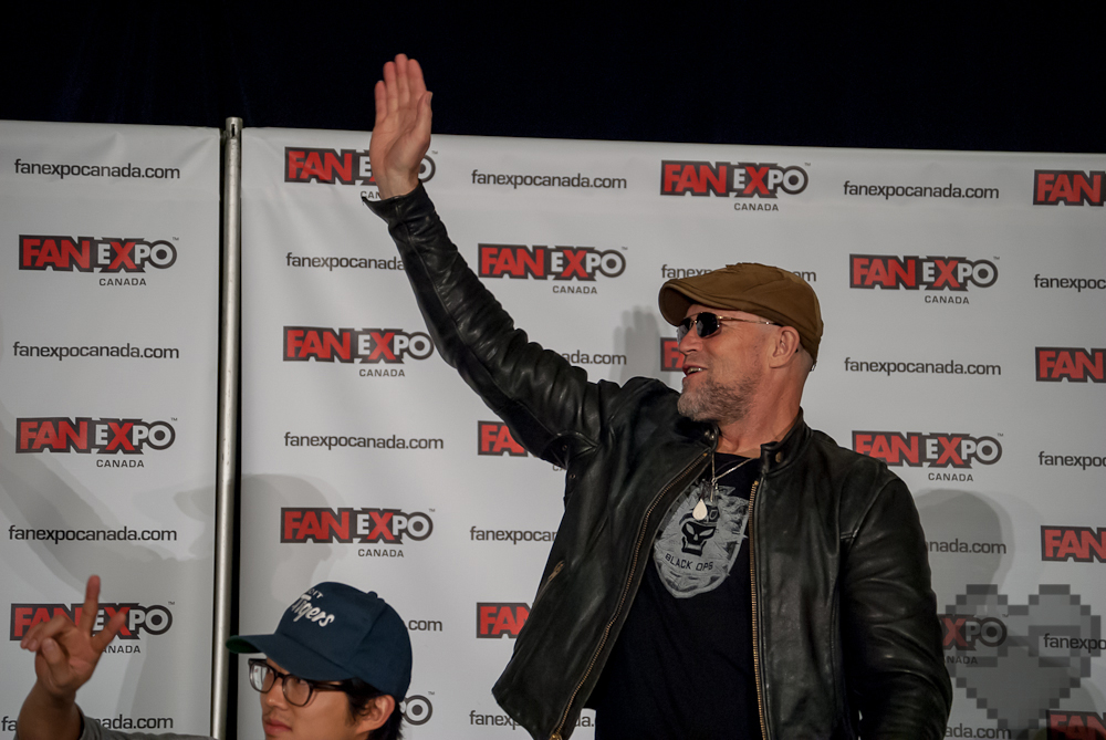 Michael Rooker at Fan Expo 2013 Walking Dead Panel. © Marc Daniel for Geek Chic Elite