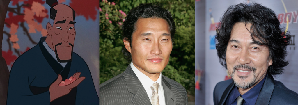 mulan father cast
