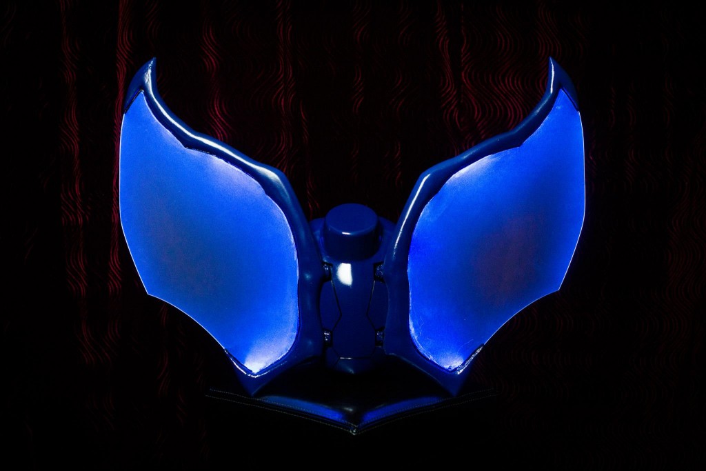 blue beetle wings