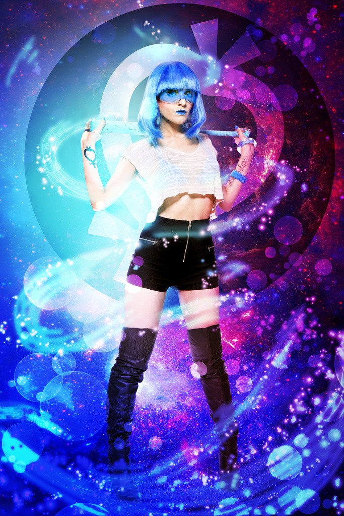 sailor mercury biker cosplay