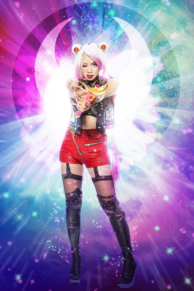 sailor moon biker cosplay