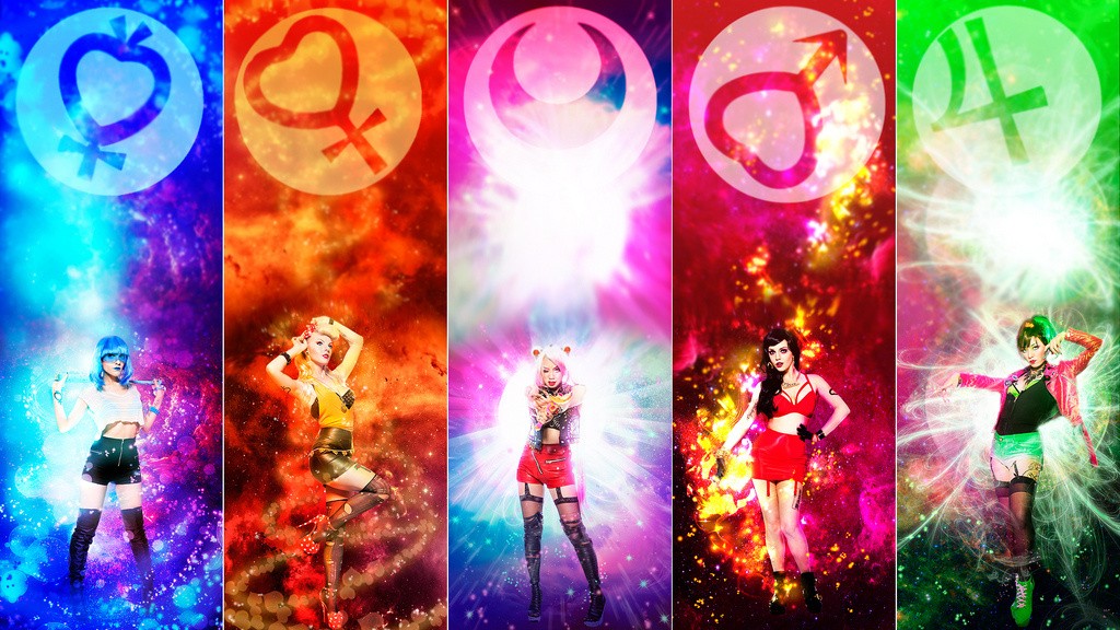 sailor moon biker cosplay group 4