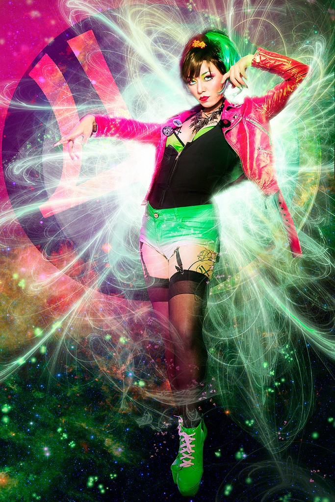 sailor jupiter biker cosplay